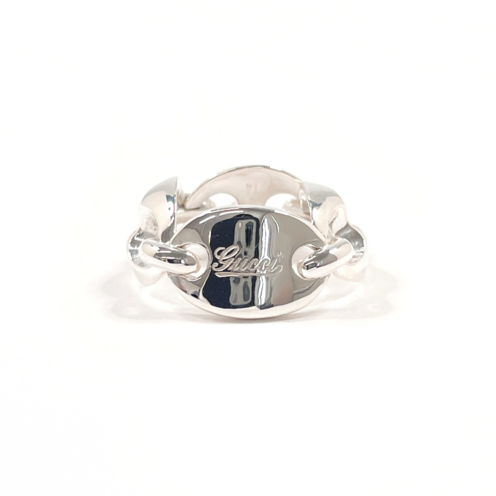 GUCCI Marina Chain Ring, Sterling Silver 925, Size 15, Unisex